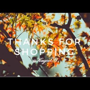 Thanks for shopping my closet!🍂☕️🧣